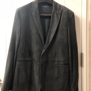 John Varvatos Brown Suede Jacket